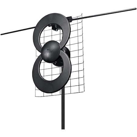 Antennas Direct ClearStream 2V UHF/VHF Indoor/Outdoor DTV Antenna with 20" Mount C2-V-CJM